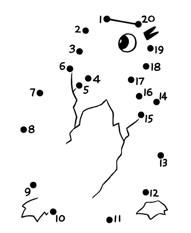 Chicken printable dot to dot – connect the dots 1-10 numbers