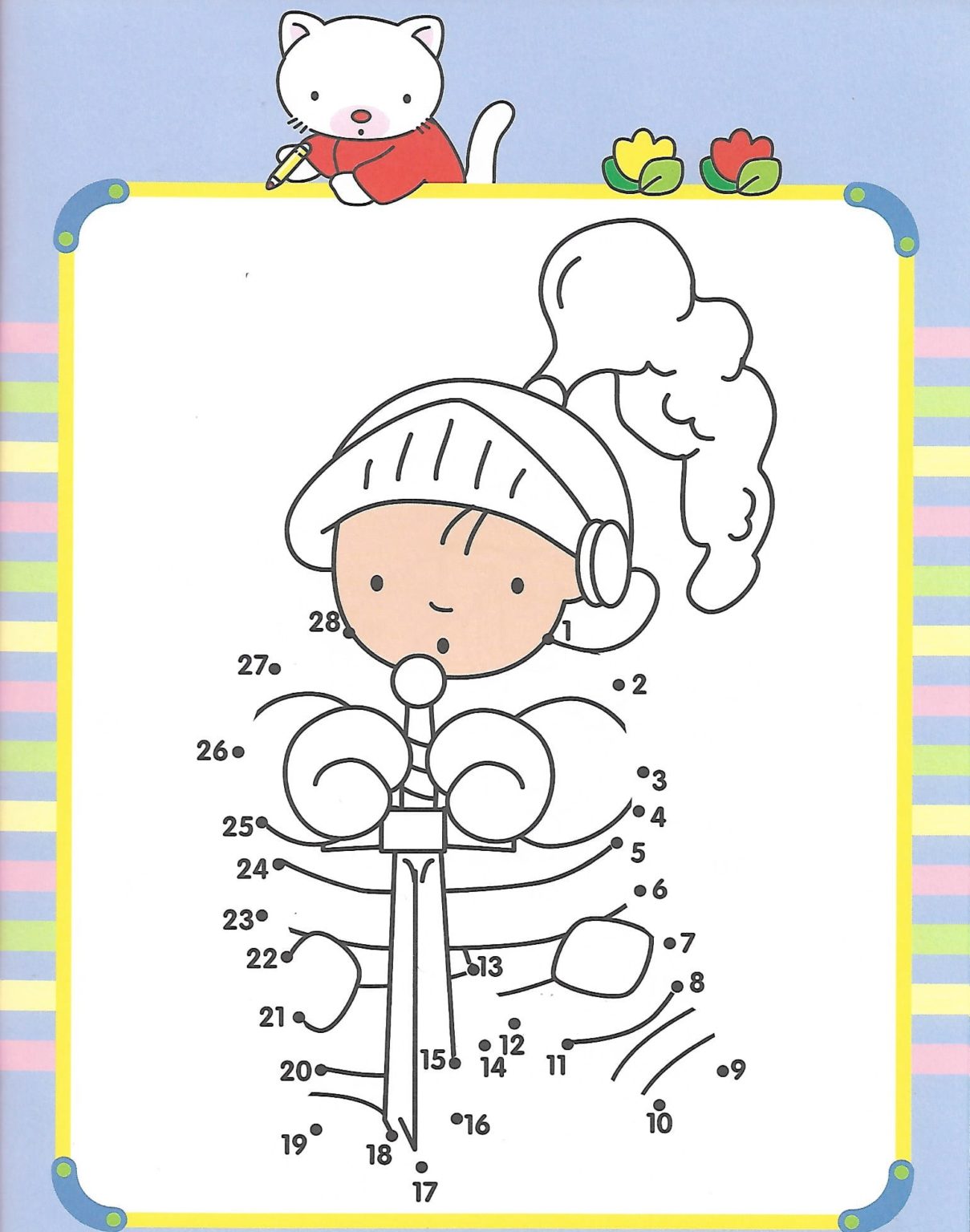 kid knight prince printable dot to dot connect the dots numbers 130